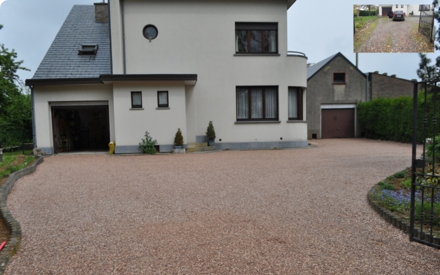 Conception Cour en Gravistar  Gosselies