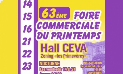Rendez-vous  la Foire commerciale d'Ath !