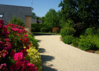 Descente de garage style Naturel Cottage en Manche