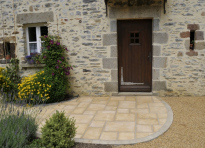 Entr�e de maison style Naturel Cottage en Sarthe