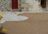 Entr�e de maison style Naturel Cottage en Mayenne