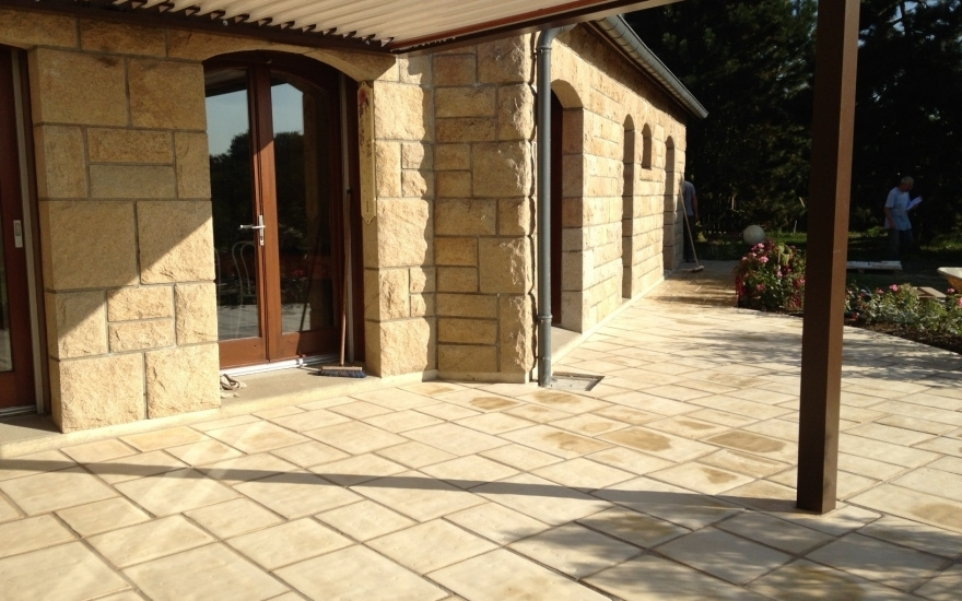 Projet d'am?nagement de Terrasse en dallage