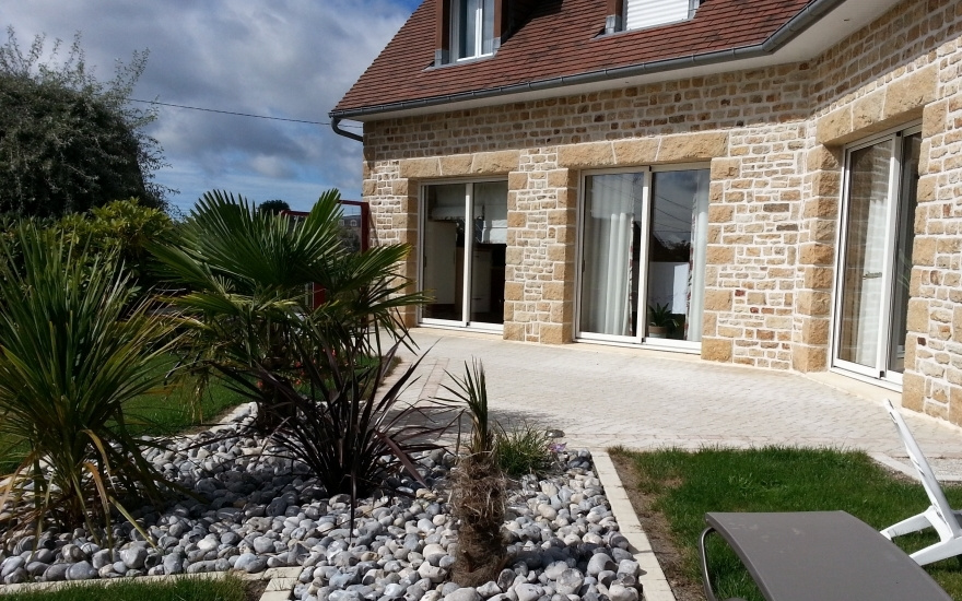 Projet d'am?nagement de Terrasse en pav� La Couture�