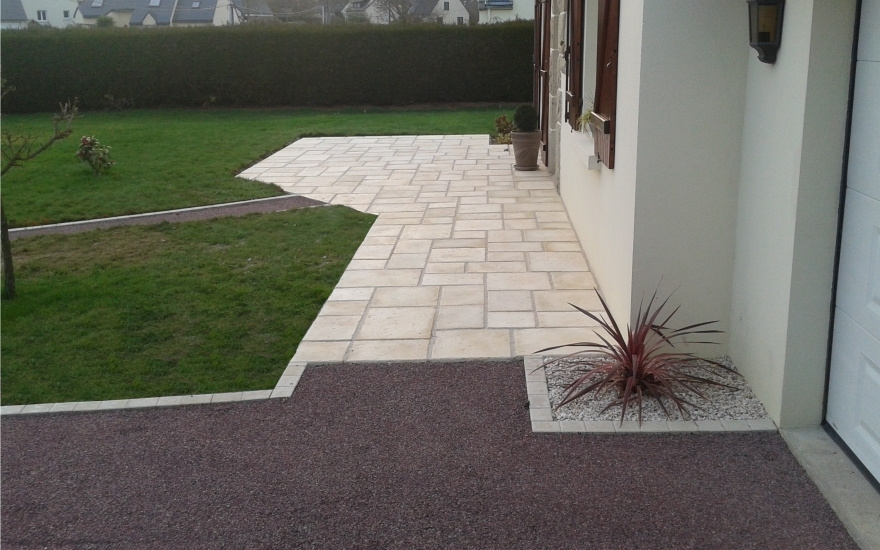 Projet d'am?nagement de Terrasse en dallage