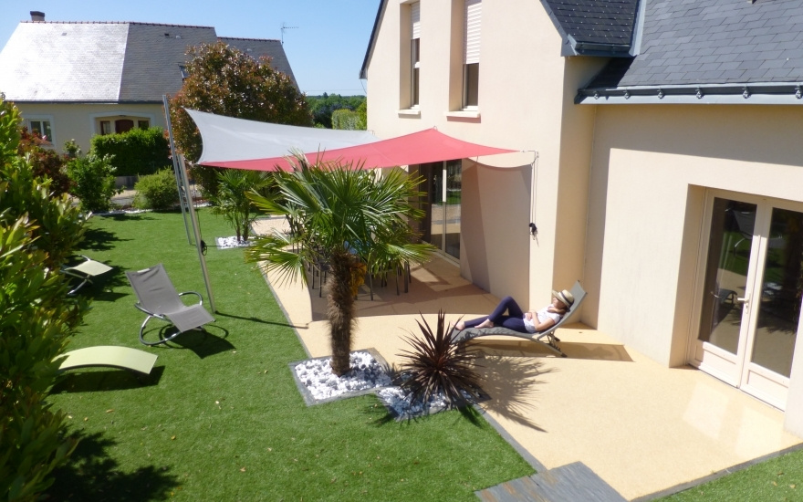 Projet d'am?nagement de Terrasse en Hydrostar� et DM Green�